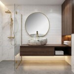 REA - Umývadlo na dosku Linda Stone 34,1x48,3 REA-U1020