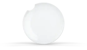 Fiftyeight Taniere s odhryznutým okrajom bielej / Taniere / 2 ks / O 15 cm (T017701)