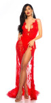 Soo Seductive! open back lace Red Carpet Dress Red Einheitsgroesse