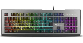 Genesis Rhod 500 RGB čierna, šedá / Herná klávesnica / RGB podsvietenie / 104 kláves / USB-A / drôtová (NKG-1621)