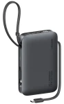 USAMS CD228 XR Series čierna / Powerbanka / 10000 mAh / 20 W / USB-C + Lightning kábel / 4 výstupy (10KCD22801)