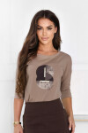 COLLEGE BLOUSE cappuccino 36