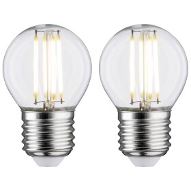 Paulmann 28640 LED En.trieda 2021 F (A - G) E27 5 W teplá biela (Ø x v) 45 mm x 72 mm 2 ks; 28640