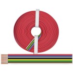 Donau Elektronik 225-885-10 opletenie / lanko 8 x 0.25 mm² + 8 x 0.25 mm² čierna, červená, modrá, sivá, zelená, biela, žltá, hnedá 10 m; 225-885-10