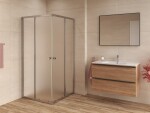 Sprchovací kút štvorec 90x90 cm SAT Project SIKOMUQ90CRCH SIKOMUQ90CRCH