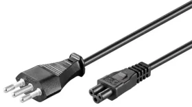 MicroConnect Power Cord Taliansko typ L - C5 1.8m čierna (PE100818)