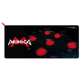 Marvo MONKA Loop čierno-červená / herná podložka pod myš / 900 x 400 x 4 mm (G50)