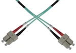 OEM / Optický patch kábel duplex SC-SC / Multi mode 50/125 OM3 / 7m / Modrá (8595589813247)