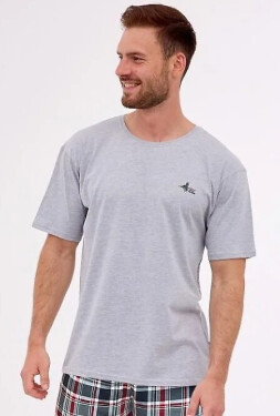 Pánske pyžamo Cornette 326/284 Wild Horse 3 M-2XL světle šedá L