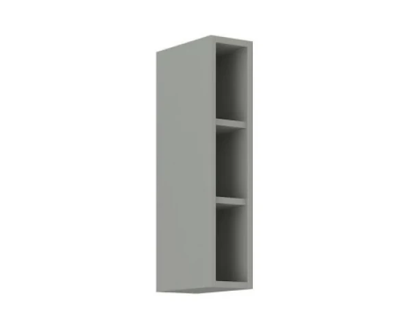 Horný kuchynský regál Karmen 15G, 15 cm, svetlo šedý%