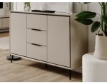 Komoda so zásuvkami Garrone 135 cm, piesková%