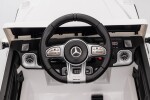 Mamido Mamido Detské elektrické autíčko Mercedes Benz G63 cabrio EVA kolesá biele