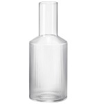 Ferm Living Sklenená karafa Ripple 900 ml