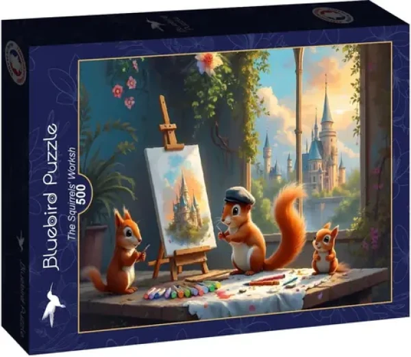 BlueBird Puzzle Veverčí ateliér