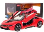 RASTAR Auto na diaľkové ovládanie R / C BMW i8 Rastar 1:14 červená