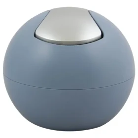 Spirella BOWL MATT mini výklopný odpadkový kôš 1 L hmlovo modrý / plast (7610583203762)