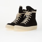 Tenisky Rick Owens DRKSHDW Denim Shoes - Vegan Sneaks Black/ Milk EUR 43
