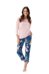 Dámske pyžamo Luna 397 3/4 3XL světle růžová 3xl