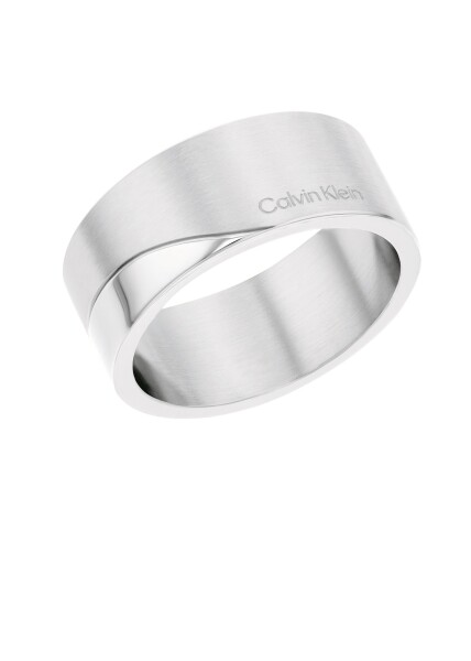 Calvin Klein Elegantný oceľový prsteň Minimal Circular 35000198 56 mm