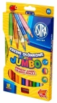 ASTRA Dúhové pastelky Jumbo 12ks s strúhadlom (127298)