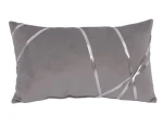 Dekoračný vankúš Vanessa 30x50 cm, strieborný%
