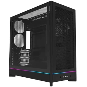 Montech HS01 čierna / ATX / 2x USBA / 1x USB-C / bez zdroja / priehľadná bočnica (HS01 (B))