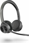 Poly Poly Voyager 4320 MS Teams Wireless Headset, Bluetooth, USB-A, +BT700 dongle, +Charging Stand, Black