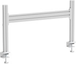 InLine InLine® Srokovwall Tischhalterung, Panel Aluminium 1m inkl. 2 Stützen 0,43m