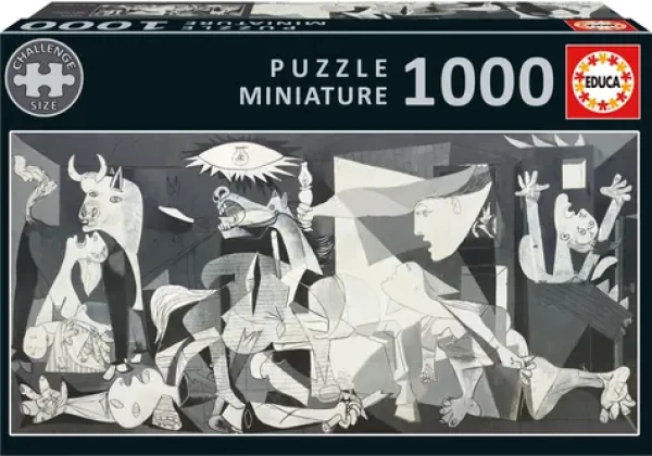 Educa Panoramatické miniatúrne puzzle Guernica, Pablo Picasso