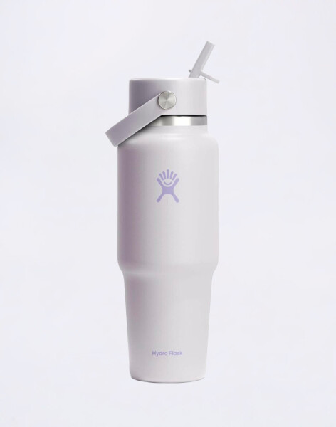 Hydro Flask Wide Mouth Travel Bottle with Flex Straw Cap (946 ml) Cloud Pink
