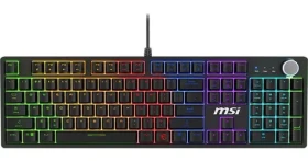 MSI FORGE GK320 Red čierna / herná klávesnica / mechanická / Red spínače / USB-A / CZ+SK Layout (FORGE GK320 RED CZ)