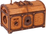 Wooden City 3D drevené puzzle Escape room: Truhla s pokladom 165 dielikov