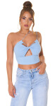 Sexy Koucla Croptop with Cutouts and Multiway Strap Einheitsgroesse