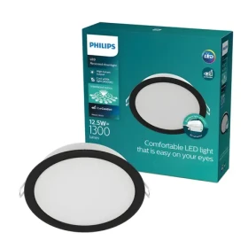 MESON podhľadové LED svietidlo 12,5W 4000K 125mm čierne / LED podhľadové svietidlo / Kov / 220-240 V (SKL000524088)