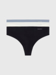 Dámske tangá 3Pack 000QD3558E NP0 Multicolour Calvin Klein