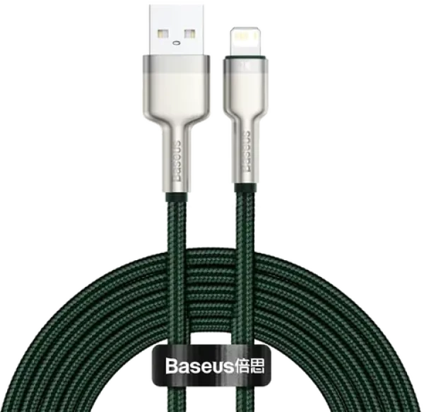 Baseus CALJK-B06 Kábel USB-A (M) - Lightning (M) 2 m zelená (CALJK-B06)