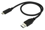 StarTech USB-C 0,5 m čierna / USB kábel / USB-C (M) - USB-A (M) / 10 Gbps (USB31AC50CM)