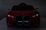 Mamido Mamido Elektrické autíčko BMW i4 červené 12V7Ah EVA kolesá ECO Koža