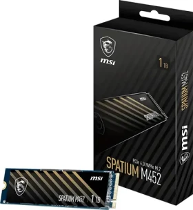 MSI Spatium M452 1TB / M.2 2280 / PCIe Gen4 x4 / 3D NAND / R: 3600MBps / W: 3100MBps / 5y (S78-440L970-P83)
