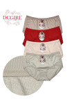 DC Girl nohavičky 22568/pattern.4 A'12 acrylic M-XL směs barev M/L/XL