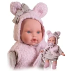 Antonio Juan 11320 KIKA - realistická bábika so zvukmi a mäkkým látkovým telom - 27 cm