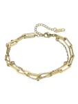 Marc Malone Dvojitý retiazkový náramok Holly Gold Bracelet MCB24021G