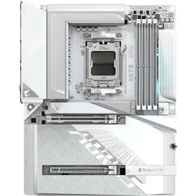 GIGABYTE X870 A STEALTH ICE / AMD X870 / DDR5 / SATA III RAID / USB / 5GLAN / M.2 / sc.AM5 / ATX (X870 A STEALTH ICE)