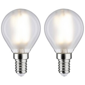 Paulmann 28789 LED En.trieda 2021 F (A - G) E14 4.5 W teplá biela (Ø x v) 45 mm x 78 mm 2 ks; 28789