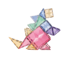Mamido Cleverclixx Pastel Magnetická stavebnica Geo Pack 45 ks