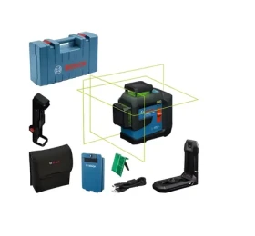 BOSCH GLL 80-33 G Professional / Líniový laser / zelený lúč / dosah 80 m / 3,0 Ah Li- ION / IP65 (0601065501)