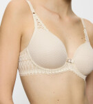 AURA SPOTLIGHT - ľahko vystužená podprsenka s kosticami a čipkou Triumph CREAMY DREAM 90A
