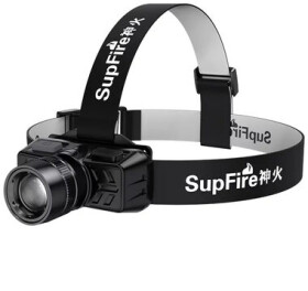 Superfire HL50 čelovka čierna / 300 lm / USB / Dosah 200 m / Výdrž 5 h (HL50)