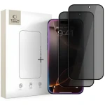 Tech-Protect Glass Spy+ / Tvrdené sklo / Privacy / Apple iPhone 16 Pro/17/17 Pro / 2 ks