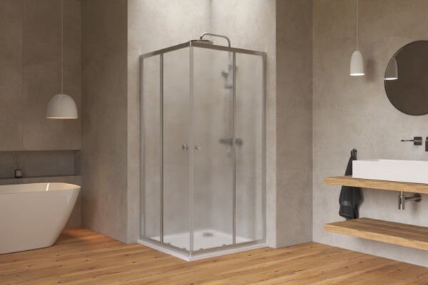 Sprchovací kút štvorec 90x90 cm SAT Project SATBKMUQ90CRCH SATBKMUQ90CRCH